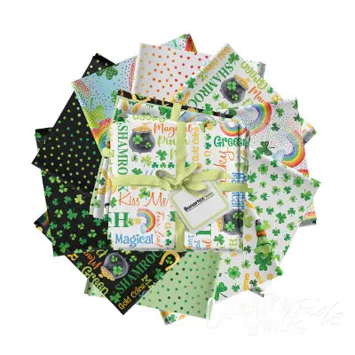 Shamrock & Shenanigans 10pc Fat Quarter Bundle