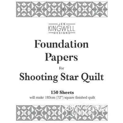 Shooting Star Quilt Foundation Papers