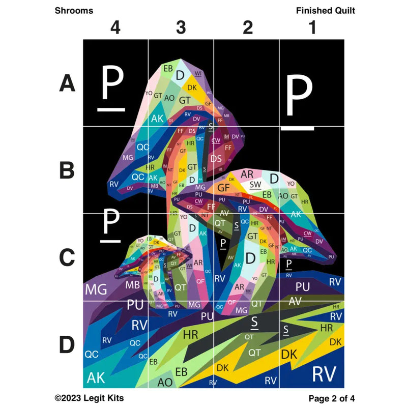 Shrooms Pattern PT047