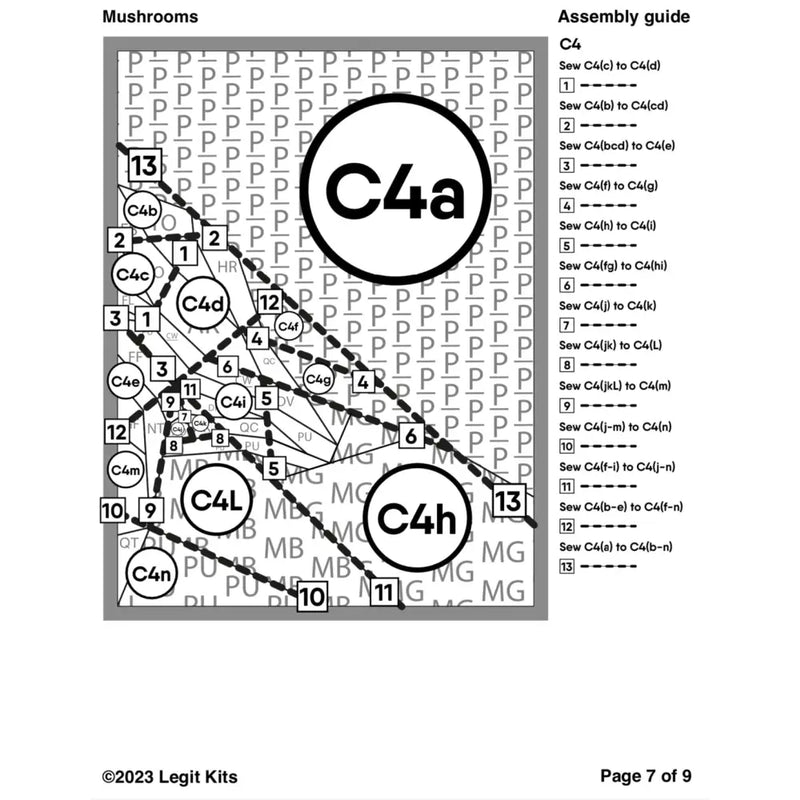 Shrooms Pattern PT047