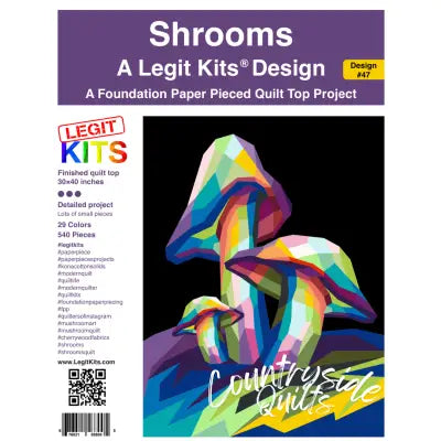 Shrooms Quilt Kit