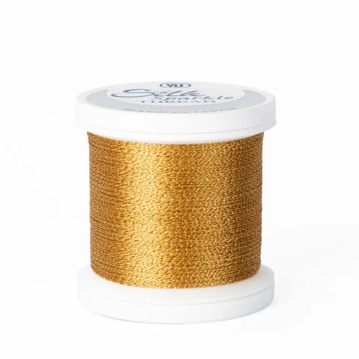 Silk #100 - G15 Gold Sparkle Spool Thread 202-0M-G15