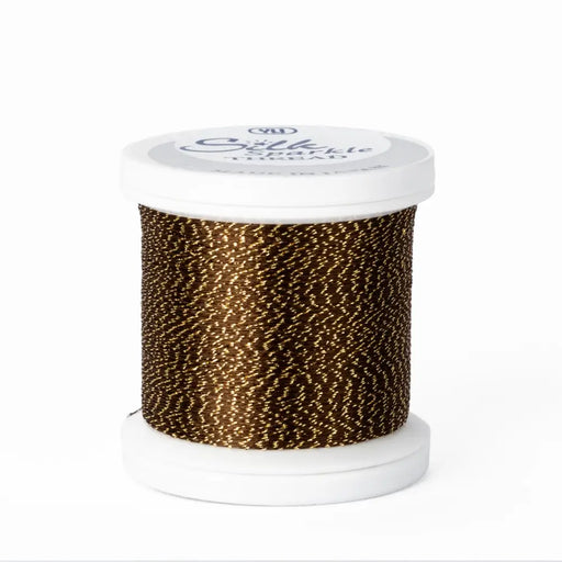 Silk #100 - G23 Brown Sparkle Spool Thread 202-0M-G23