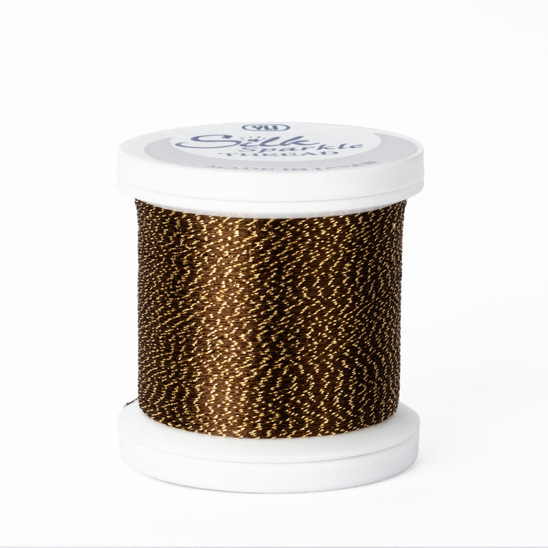 Silk #100 - G23 Brown Sparkle Spool