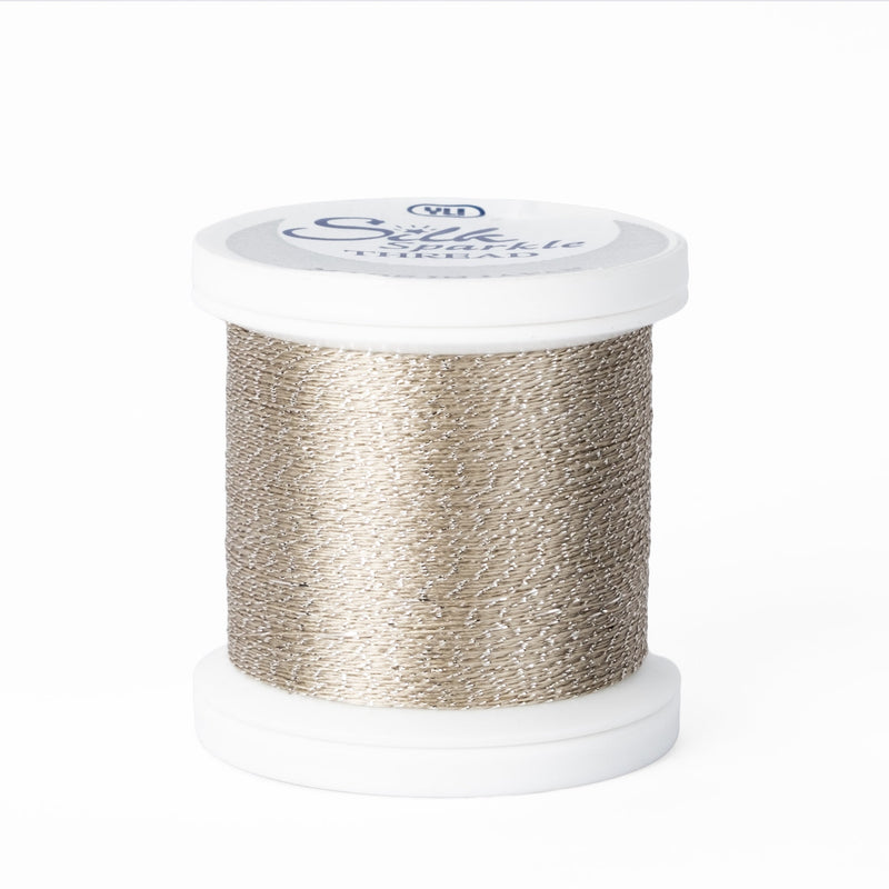 Silk #100 - S24 Light Silver Sparkle Spool