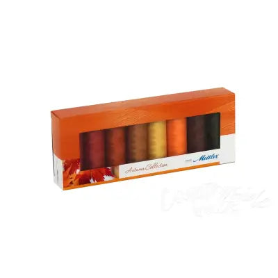 Silk Finish Cotton Thread Set 8 Spools Autumn