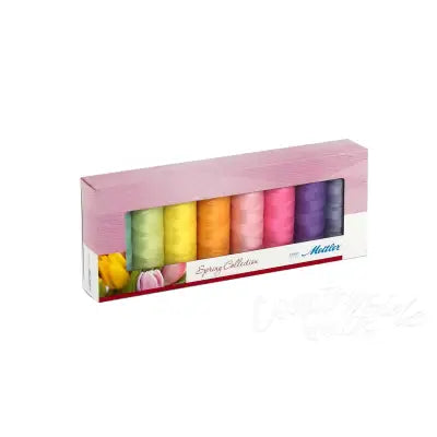 Silk Finish Cotton Thread Set 8 Spools Spring