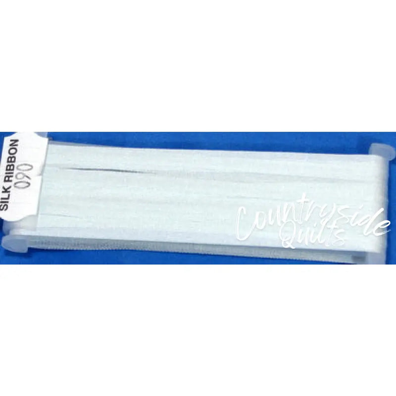 Silk Ribbon 4mm #090 - Pale Baby Blue