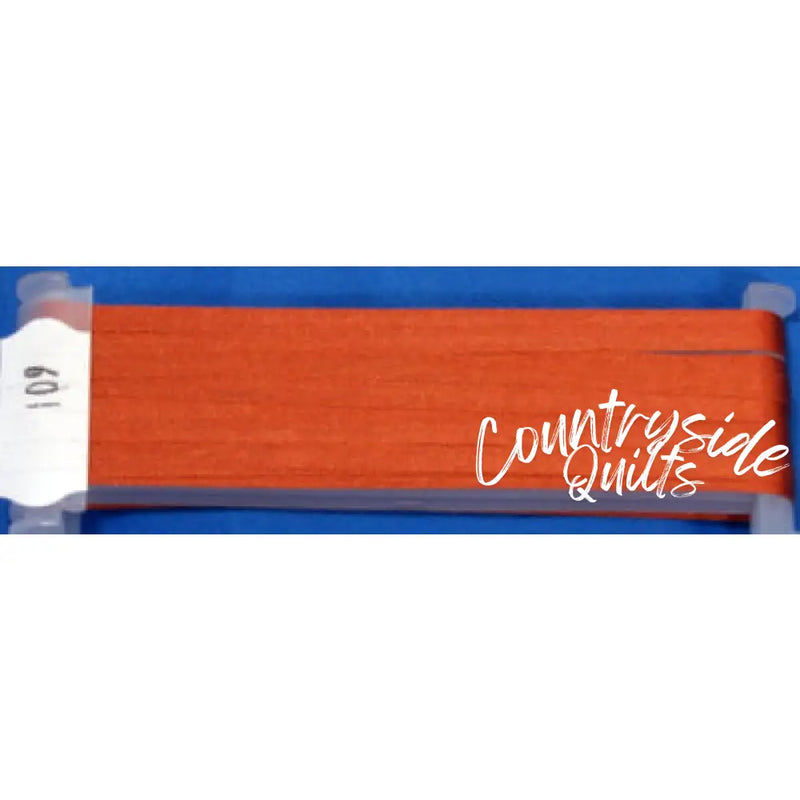 Silk Ribbon 4mm #109 - Orange Bronze