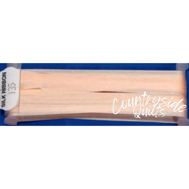 Silk Ribbon 4mm #135 - Peach Puff