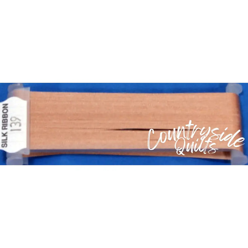 Silk Ribbon 4mm #139 - Caramel Blush