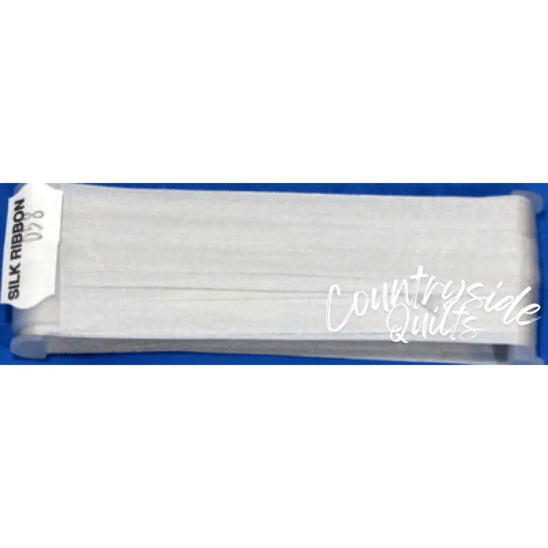 Silk Ribbon 7mm #058 - Silver Gray