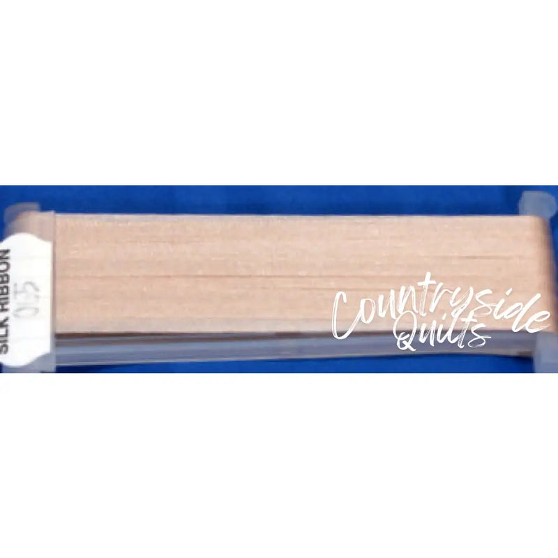 Silk Ribbon 7mm #065 - Hint of Peach
