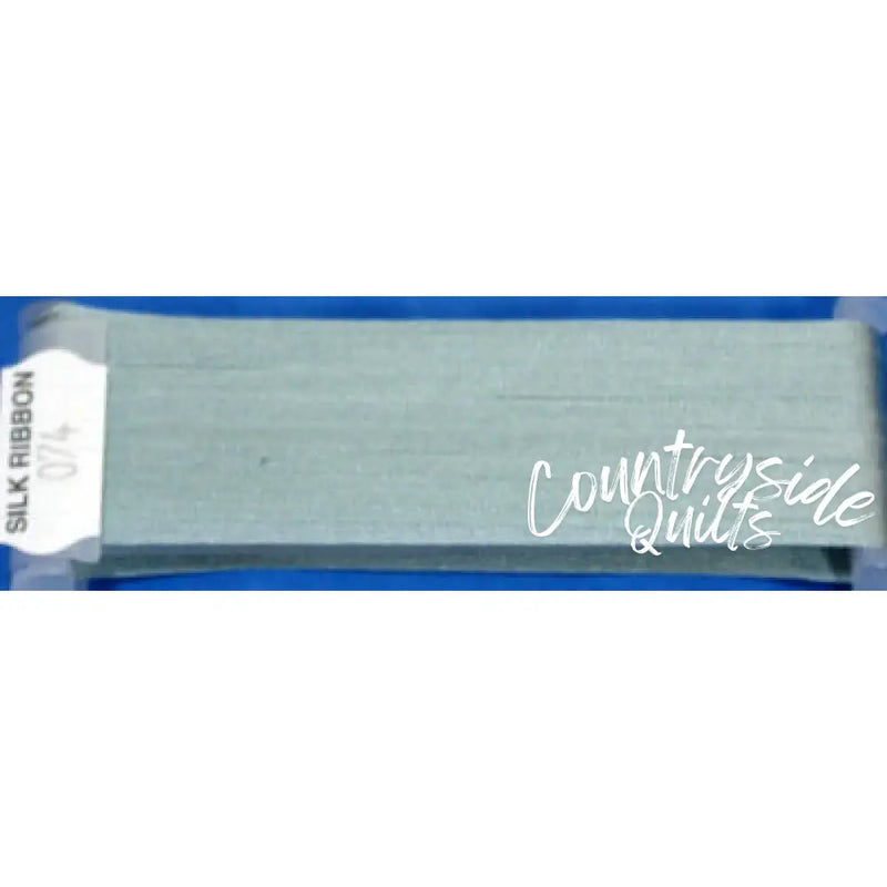 Silk Ribbon 7mm #074 - Frosted Sage Green