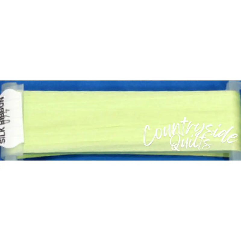 Silk Ribbon 7mm #094 - Lime Green