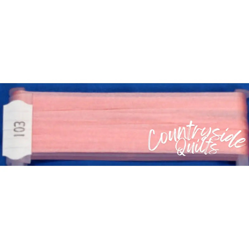 Silk Ribbon 7mm #103 - Pale Blushing Peach