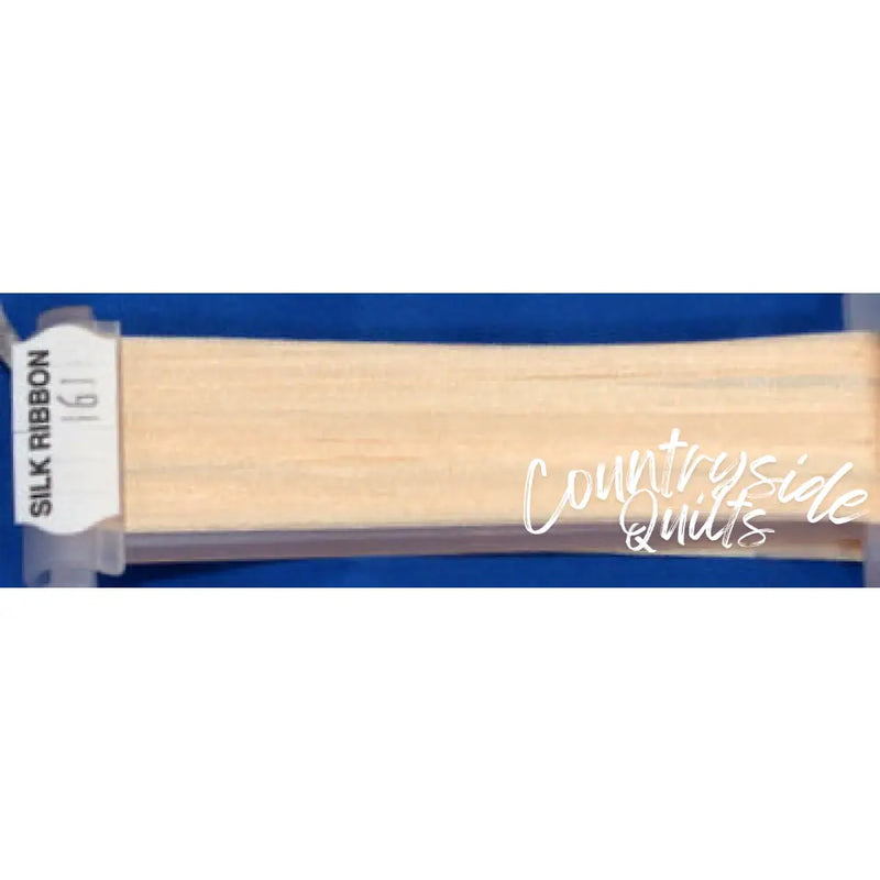 Silk Ribbon 7mm #161 - Pale Peach Cream