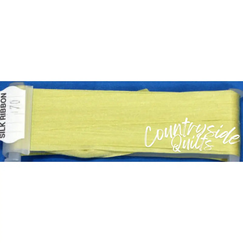 Silk Ribbon 7mm #170 - Yellow-Green
