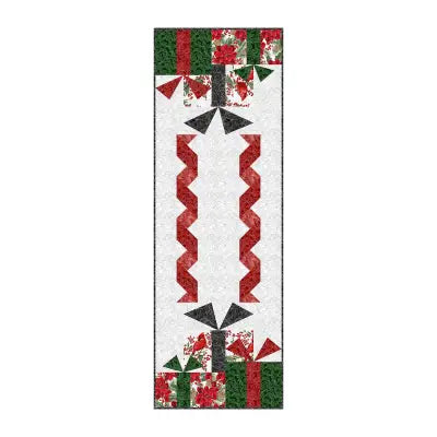 Silver Bearhug Fa La La Table Runner