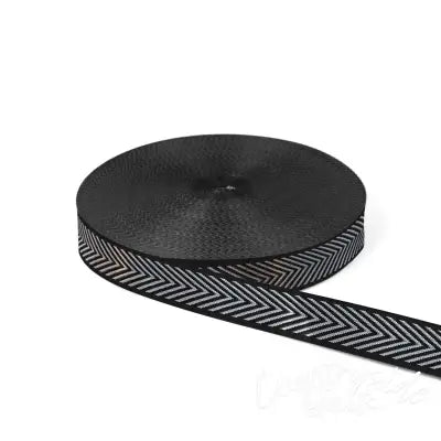 Silver Chevron Webbing 1-1/2in x 50yd