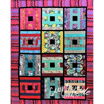 Simple Courthouse Steps Quilt Pattern