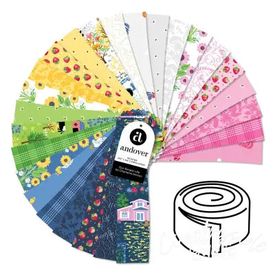 Our Simple Life 2.5 Inch Strip Roll 40 Cuts Each