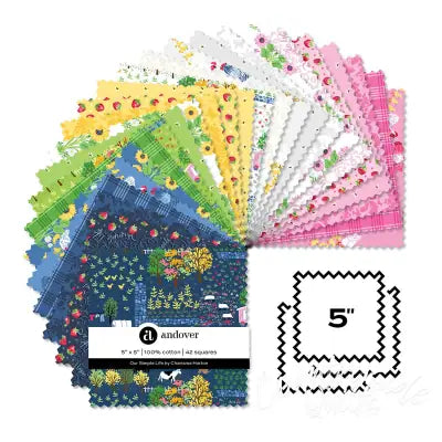 Our Simple Life 5 Inch Square 42 Cuts Each