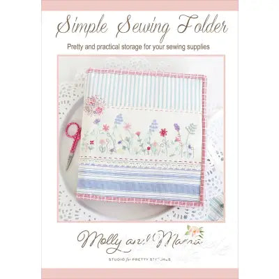 Simple Sewing Folder Includes Pre Printed Linen