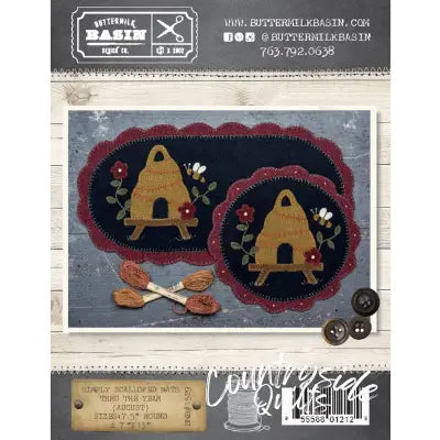 Simply Scalloped Mats Thru the Year August