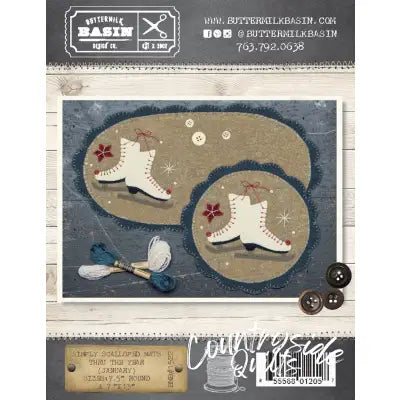 Simply Scalloped Mats Thru the Year January