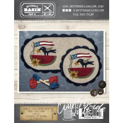 Simply Scalloped Mats Thru the Year July