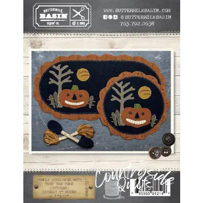 Simply Scalloped Mats Thru the Year October