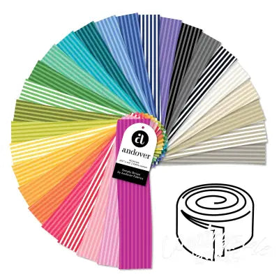 Simply Stripe 2.5 Inch Strip Roll 40 Cuts Each