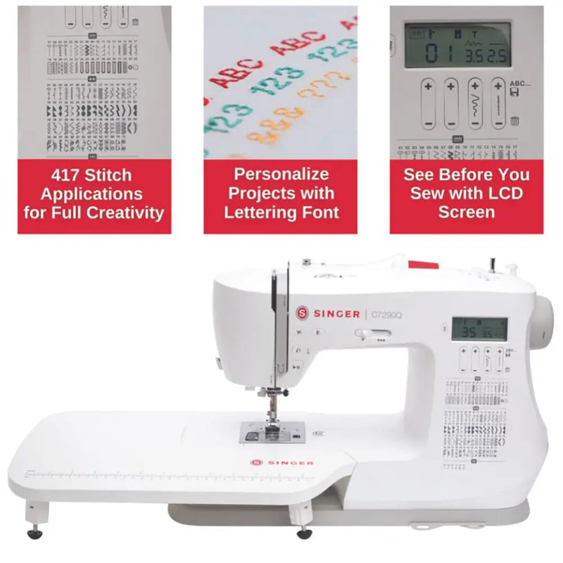 SINGER® C7290Q Sewing & Quilting Machine with Extension