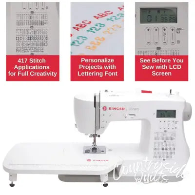 SINGER® C7290Q Sewing & Quilting Machine with Extension Table