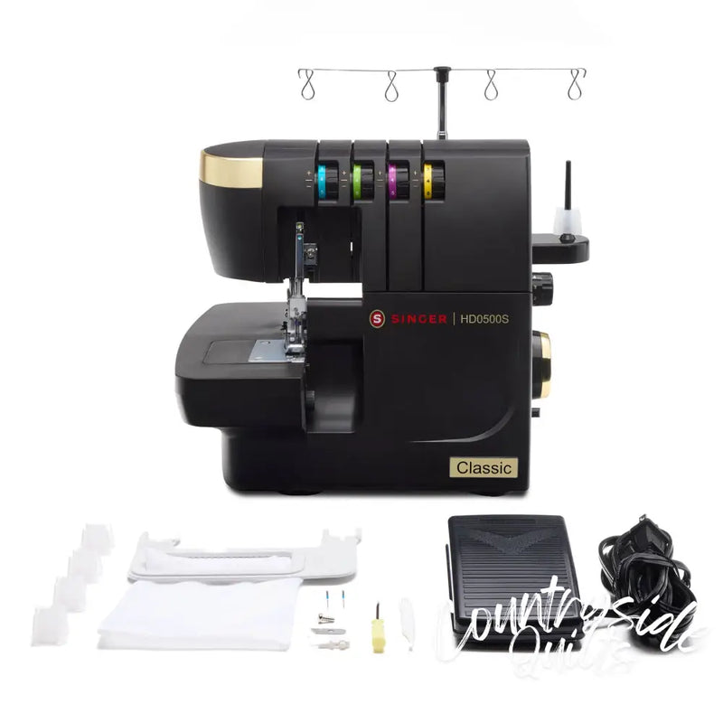SINGER® HD0500S Classic Black Serger Overlock/Serger