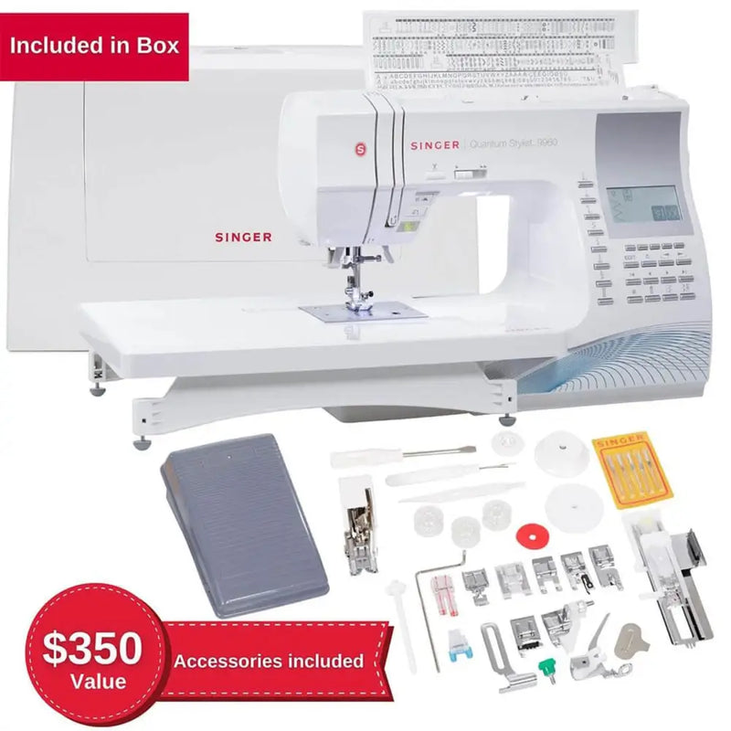 SINGER® Quantum Stylist 9960 Sewing Machine with Extension