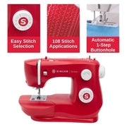 SINGER® Simple 3337 Red Sewing Machine 230392662