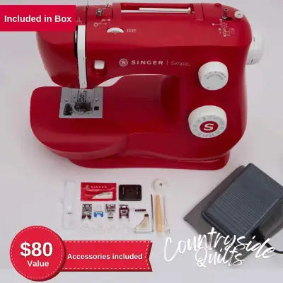 SINGER® Simple 3337 Red Sewing Machine