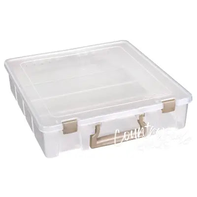 Single Compartment Super Satchel Box Clear