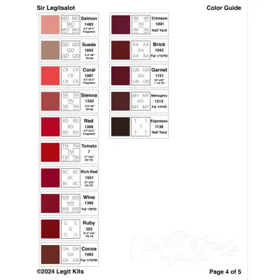 Sir Legitsalot Pattern