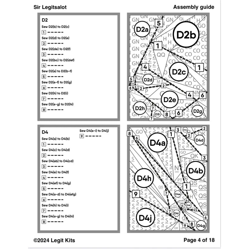 Sir Legitsalot Pattern PT058