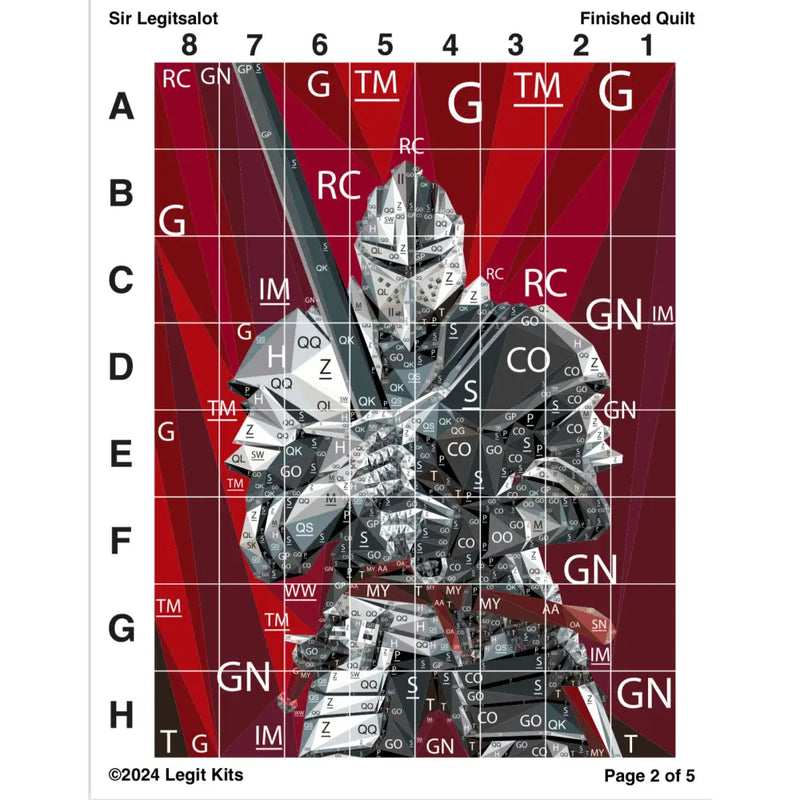 Sir Legitsalot Pattern PT058