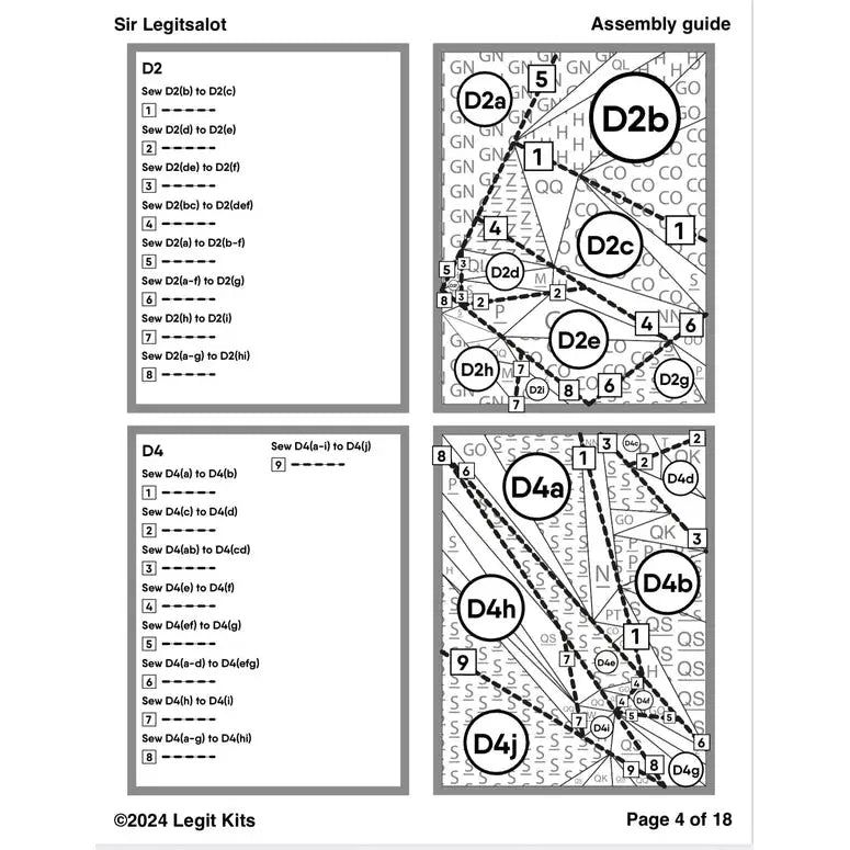 Sir Legitsalot Quilt Kit QK058