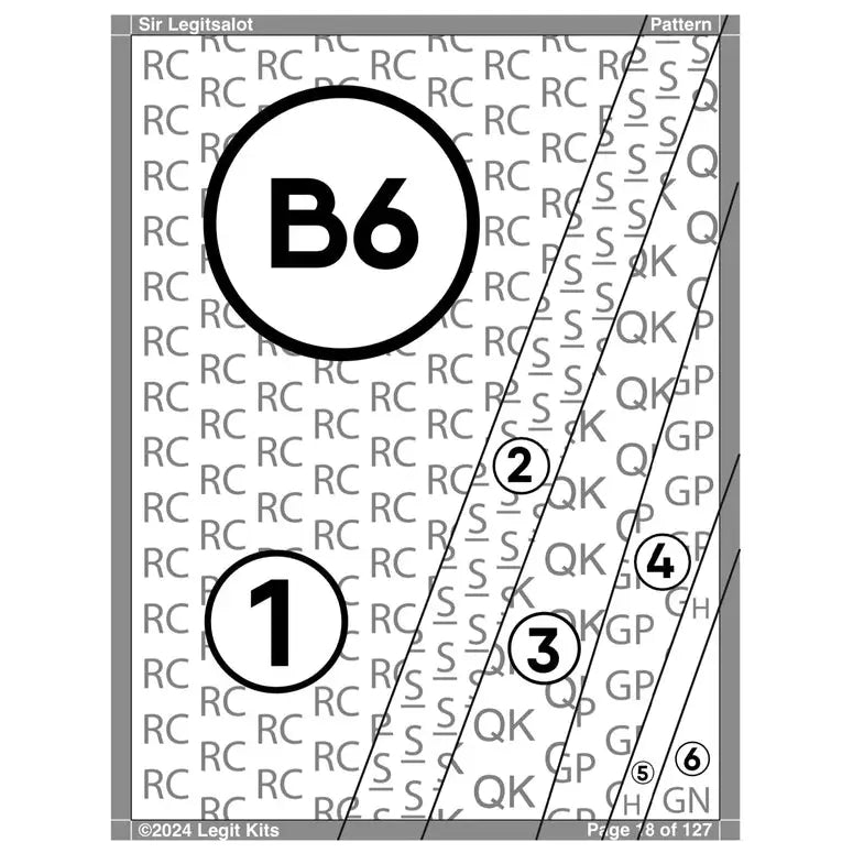 Sir Legitsalot Quilt Kit QK058