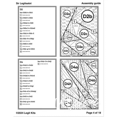 Sir Legitsalot Quilt Kit