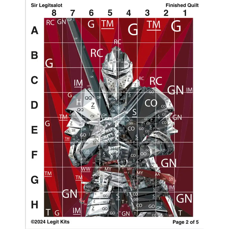 Sir Legitsalot Quilt Kit QK058