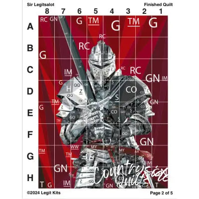 Sir Legitsalot Quilt Kit