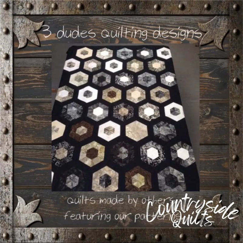 SIX-SIDED POLYGON Quilt Pattern 739406408911