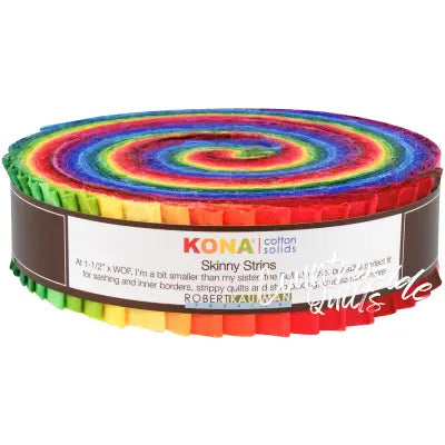 Skinny Strips Kona Solids Classic Colorway 41pcs 1 1/2in